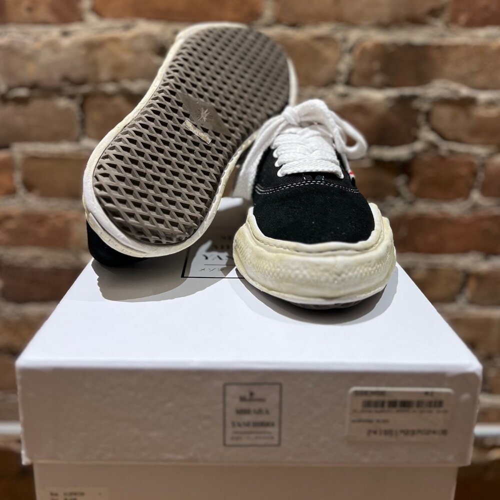 Maison Mihara Yasuhiro BAKER Low “Original Sole” Sneaker – Black Canvas  Size 41 - Picture 2 of 8